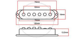 Pickups - Strat - Hot Noiseless