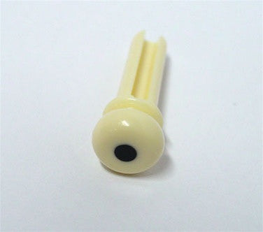 Bridge pins for acoustic bass - with groove
