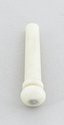 Bridge pin set - camel bone with mother of pearl dot