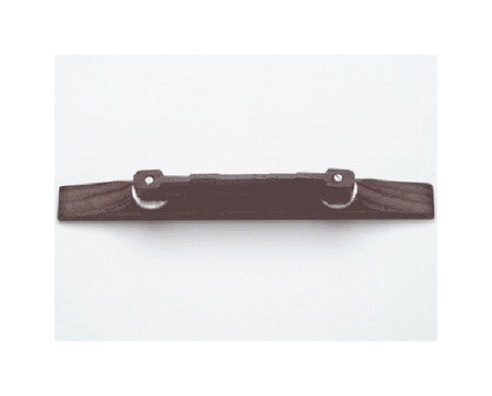Compensated bridge and base for flat top guitar - rosewood