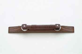 Compensated bridge and base for arched-top guitar - rosewood