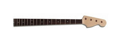 Replacement neck for J Bass  - rosewood fingerboard - no finish