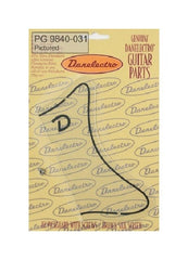 Danelectro pickguard  for U2  clear w cream silk screen