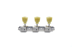 Vintage Deluxe style tuning keys 3x3 on a strip plastic keystone buttons
