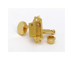 Economy vintage style  3x3 tuning keys  w metal oval buttons