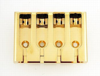Bass bridge with lock-down saddles - adjustable spacing