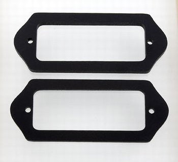 Spacer set to go under P-90 pickups w ears  - set of 2,  1/8 inch (3.2mm) and 3/16 inch (5.2mm)