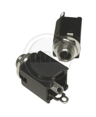 SI-507-1  2 conductor Enclosed 1/4 in Panel Mount phone jack - metal Bushing