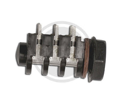SI-513-3 ?ÿ3 conductor PC MT 1/4 inch phone jack - 3 pin No Switch - plastic Nut