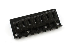 7-string non-tremolo guitar bridge  steel saddles