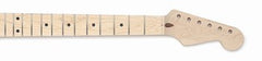 Replacement neck for Strat - solid maple - no finish - 22 fret