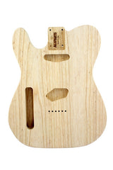 Replacement body for Tele - no finish - Swamp Ash - Left hand