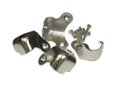 Amp corners - 2-hole w lip - Mojo Fender-style - chrome (set of 4)