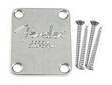 Neck plate - Corona - Am Fender bass w screws - Genuine Fender