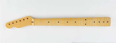 Replacement neck for Tele® - solid maple - w finish - 21 tall frets - 9-1/2 inch radius - left-handed