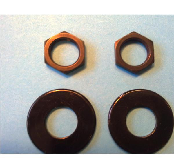 Baosity 10pcs Guitar Strap Block Rubber Lock Washer Gasket Cushion For Guitar Parts, Black