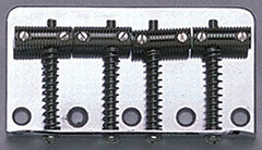 Vintage bass bridge assembly - w threaded rod saddles & fixing screws