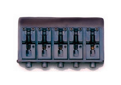Schaller 5-string bass bridge steel w adjustable spacing