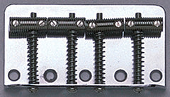 Vintage style bass bridge - threaded rod saddles