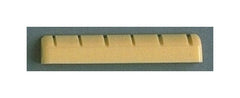 Nut for classical guitar - plastic - slotted - 2 inch, 1-5/8 string spacing
