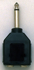 Y-style phono plug connector mono