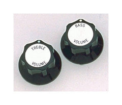 Treble/bass knobs for Rickenbacker - fits split shaft pot - volume