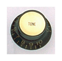 Reflector cap tone knobs w gold inserts