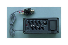 Active 3-band EQ for piezo pickups