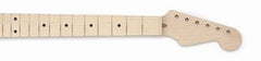 Replacement neck for Strat - solid maple - no finish  - vee shape