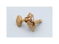 Gotoh open gear tuning keys 3x3 w scalloped  buttons antique finish