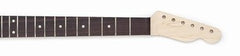 Replacement neck for Tele - rosewood fingerboard - no finish - 22 fret