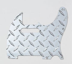 Pickguard  for Tele - 8 screw holes - diamond plate