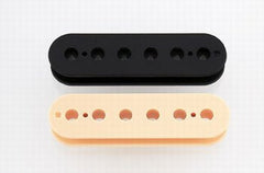 Humbucking plastic bobbin set - slug & pole piece sides - 1-15/16" (49.2mm) - zebra