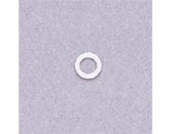 Washers -plastic - for bass keys, between button and housing (8 pieces) - white